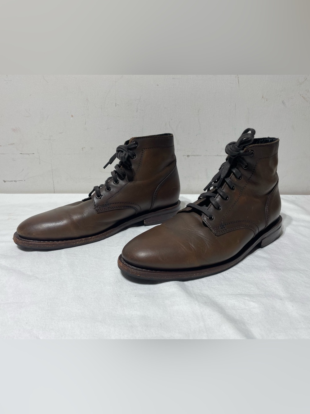 Thursday Boot Co Everyday Service Boots Mens 10 Brown Leather Goodyear Welt - Picture 7 of 14